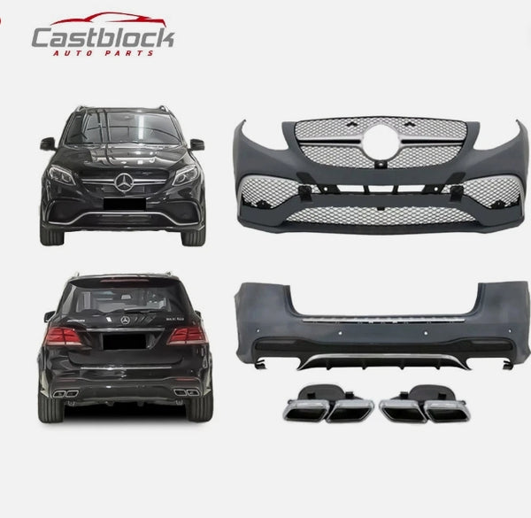 For 2015-2019 Mercedes Benz GLE W166 Facelift GLE63 AMG Style Bumper Body Kit