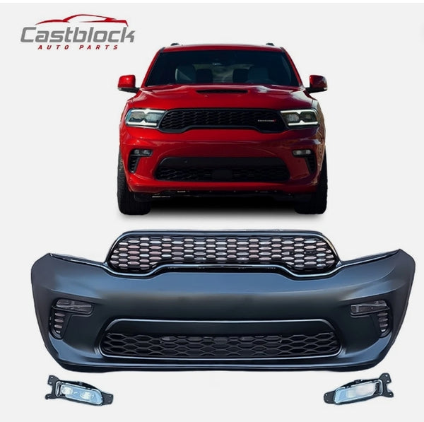 For 2021-2023 Dodge Durango SRT Front Bumper Kit With Daytime Running Light US