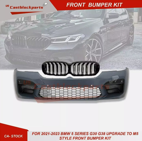 New For 2021-2023 BMW 5 Series G30 G38 Upgrade to M5 Style Front Bumper Body Kit