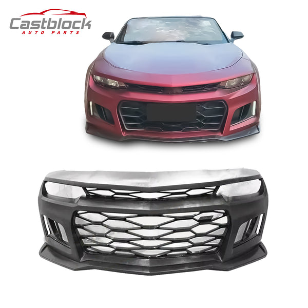 Fit 14-15 Chevy Camaro 5TH to 6TH Gen ZL1 Style PP Front Bumper Cover Conversion