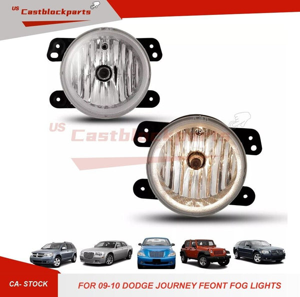 FOR 2009-2010 Dodge Journey Driving Bumper Lamps Fog Lights left+right