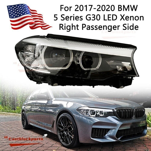 G30 G31 520i 530i M5 Xenon LED Headlight Right For 2017 2018 19 20 BMW 5 Series