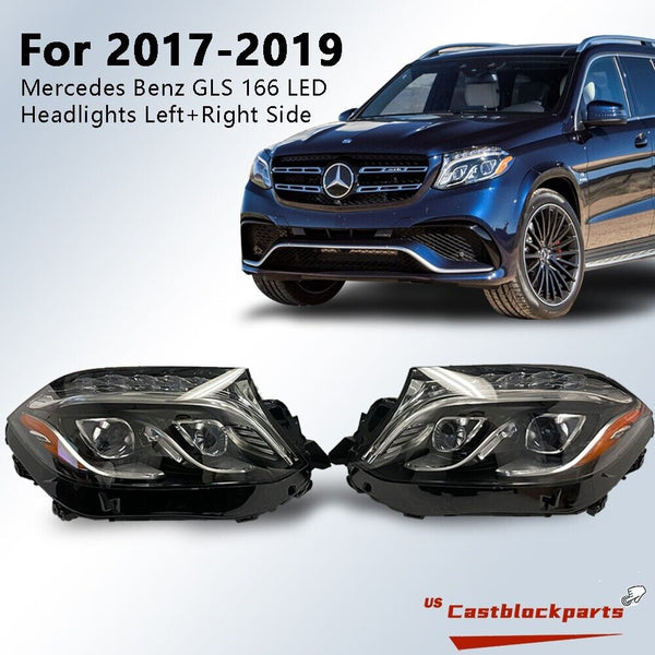 For 2017-2019 Mercedes GLS166/450/550/63 Left Right LED Headlight 166-906-66-03