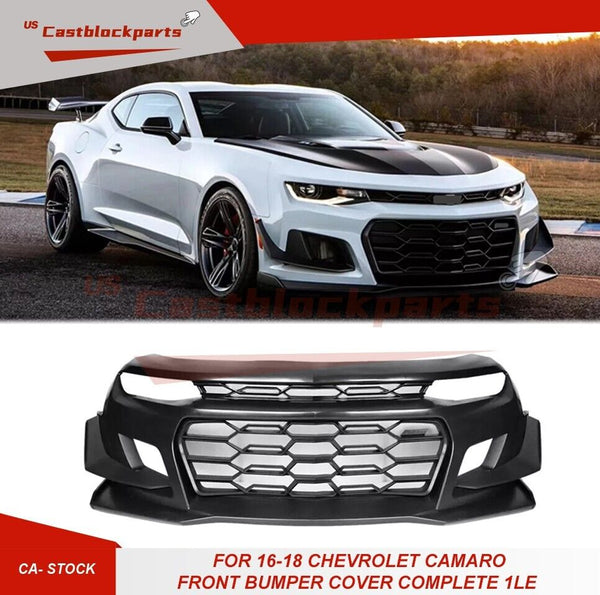Front Bumper Cover Complete 1LE style For 2016-2018 Chevy Chevrolet Camaro
