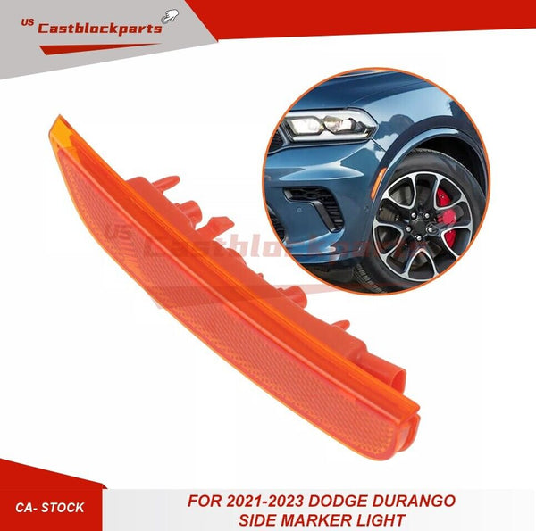 For 2021-2023 Dodge Durango Front Left Driver Side Bumper Side Marker Light Lamp