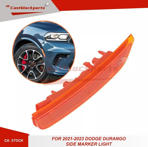 For 2021-2023 Dodge Durango Front Passenger Side Bumper Side Marker Light Lamp