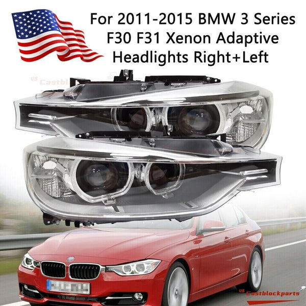 For 2011-2015 BMW 3 Series F30 F31  328i 330i 335i Xenon Adaptive L+R Headlight