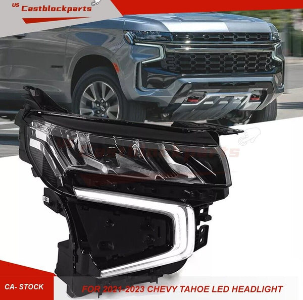 For 2021-2023 Chevy Tahoe Suburban Full LED Headlight Headlamp Passenger Side