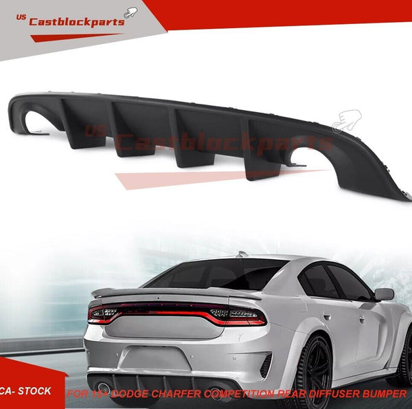 For 2015+ Dodge Charger SRT Speed Rear diffuser For Widebody bumper