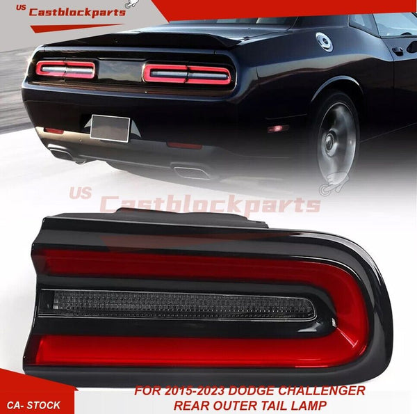 Right Passenger Tail Light For 2015-2023 Dodge Challenger Rear Outer LED Lamp