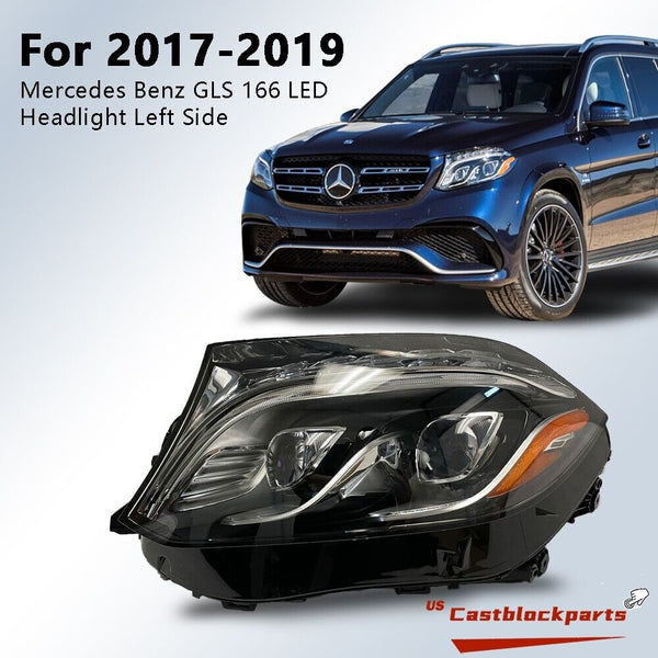 For 2017-2019 Mercedes GLS166/550/450/63 LED Headlight 166-906-65-03 Left Side