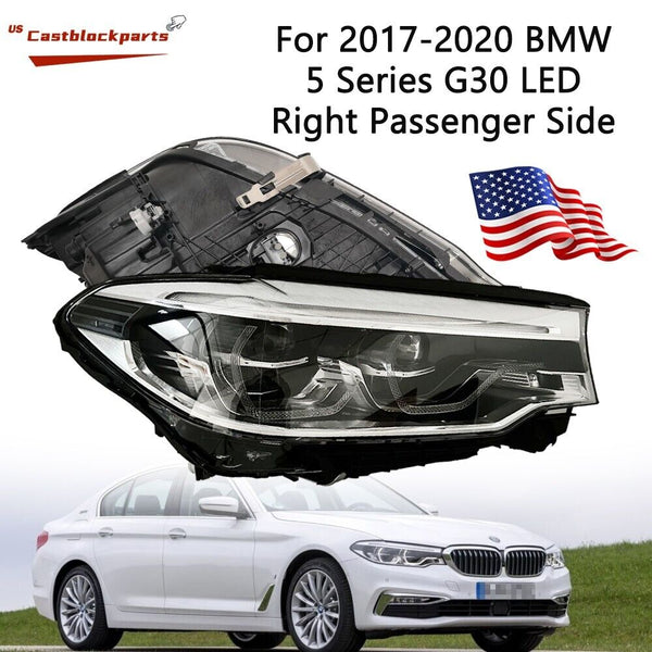 For 2017 2018 2019 2020 BMW 5 Series G30 G38 M5 LED Adaptive Headlight Right
