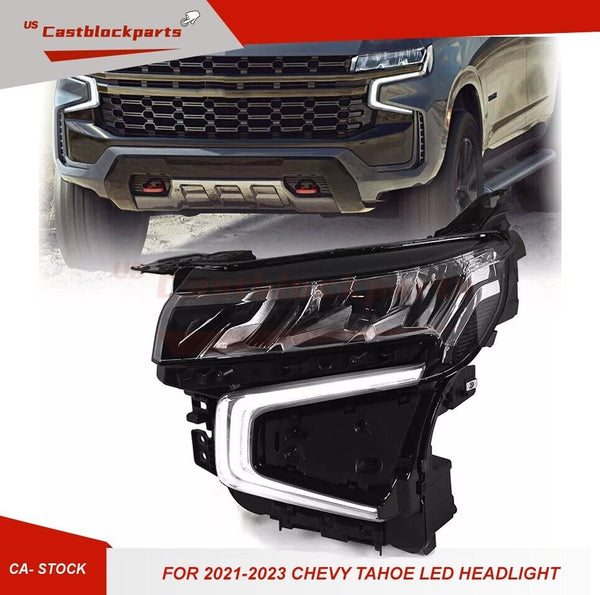 For 2021-2023 Chevy Tahoe Suburban LED Headlight Headlamp Left Driver Side