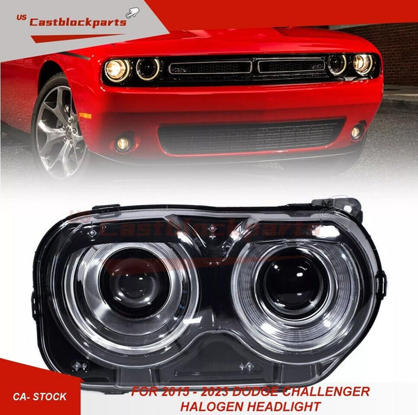 For 2015-2023 Dodge Challenger Halogen Headlight Headlamp Right Passenger Side