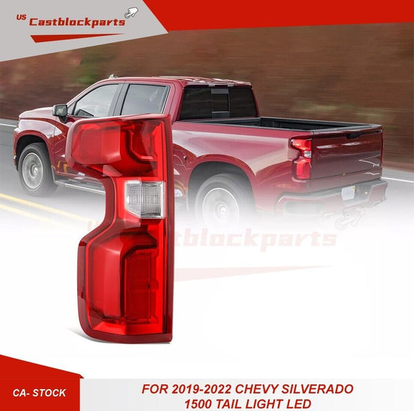 Tail Light Brake Lamp For 2019-2023 Chevy Silverado 1500 LED Driver Side