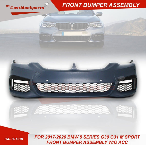For 2017-2020 BMW 5 Series G30 G31 M Sport Front Bumper Assembly 51118072855