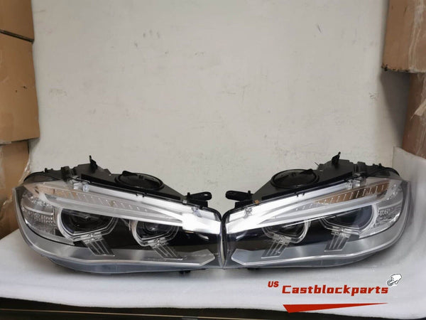 For 2014-2018 BMW F15 F16 X5 X6 BI-Xenon Headlights Left+Right Side US version