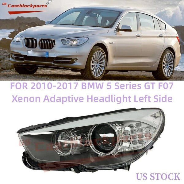 FOR 2010-2017 BMW 5 Series GT F07 550i 535i HEADLIGHT XENON LH DRIVER AFS