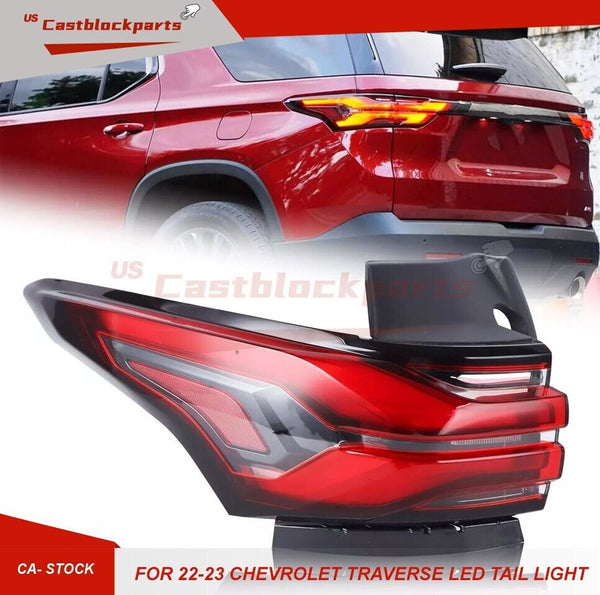 For Chevrolet Traverse 2022 2023 LED Tail Light Left Side Outer Rear Lamp NEW