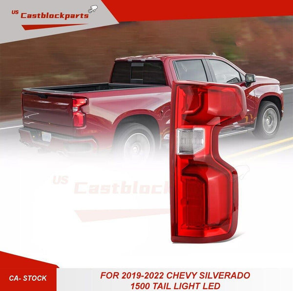 Tail Light Brake Lamp For 2019-2023 Chevy Silverado 1500 LED Passenger Side