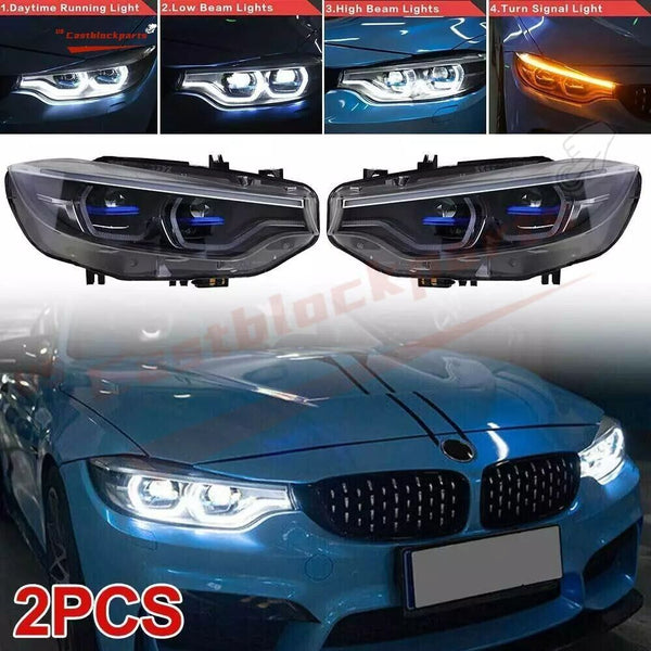 For 2017-2019 BMW 4 Series F32 F36 F82 LED DRL Upgrade Laser Headlights Assembly