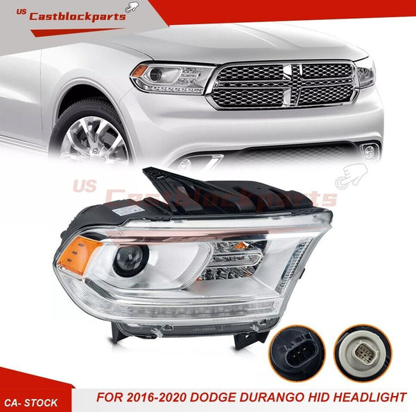 For Dodge Durango 2016-2020 HID Headlight Assembly Right Passenger Side