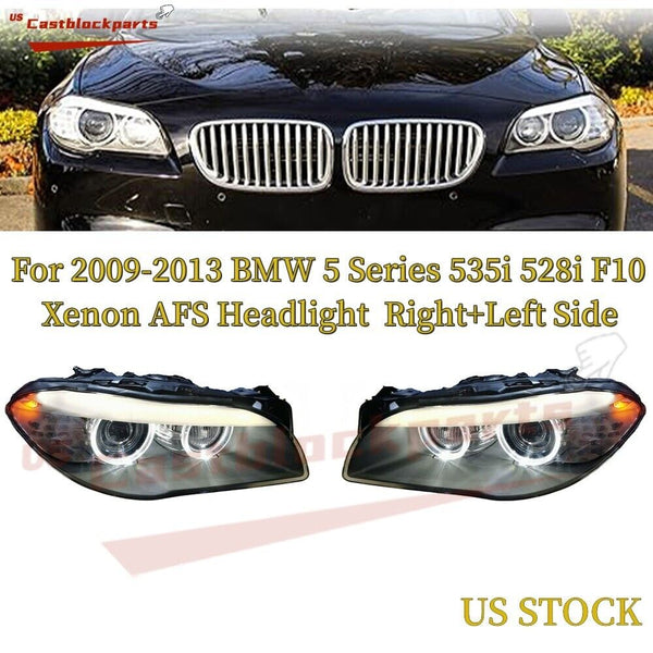 For 2009-2013 BMW 5 Series 535i 528i F10 Xenon AFS Headlight Adaptive Right+Left
