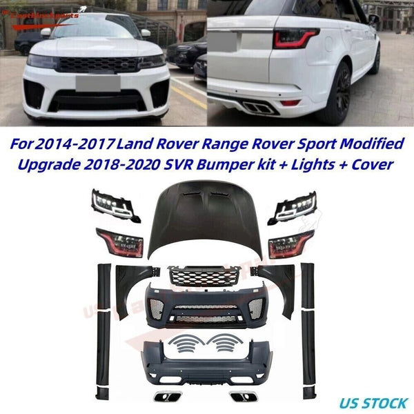 For 2015-17 Land Rover Range Rover Sport Upgrade 18-21 SVR Kit Lights Cover