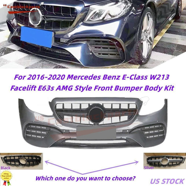 Facelift E63s AMG Grille Front Bumper For 16-20 Mercedes Benz E E300 E400 W213