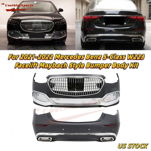 Afremarket Upgrade Maybach Style Body Kit For 2021+ Mercedes S-Class W223 Bumper