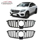 For 20162019 MercedesBenz GLEClass C292 GLE63 Front Grille Chrome & Black