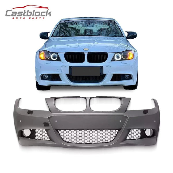 For 20092012 BMW 3Series E90 E91 4dr M Tech Look Front Bumper Kit Conversion