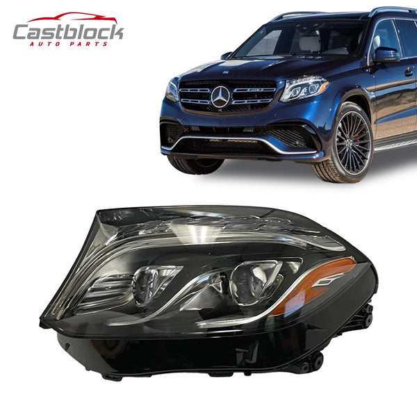 For 2017-2019 Mercedes GLS166/550/450/63 LED Headlight 166-906-65-03 Left Side