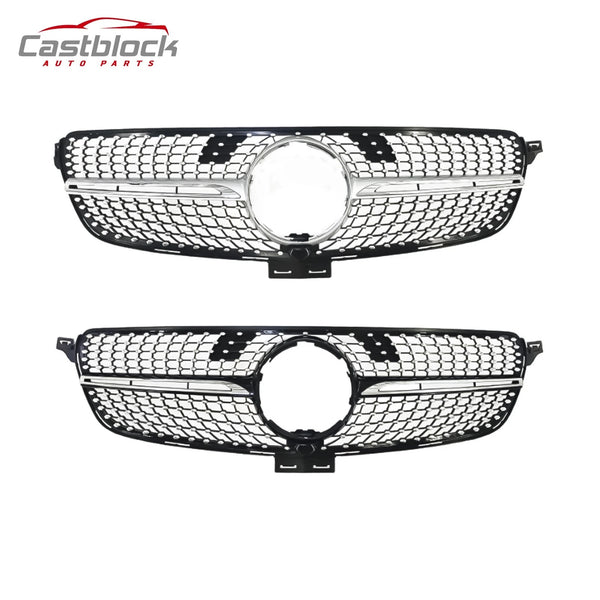 For 20162019 MercedesBenz W166 Front Grille Silver & Black