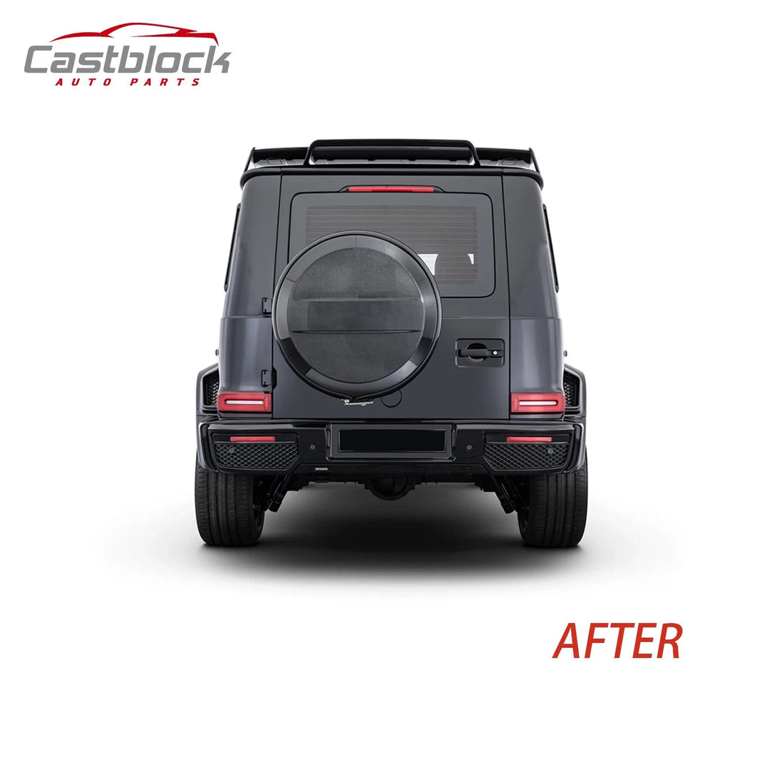 G500 Rear Window Delete Mercedes G Class W465 G500 G63 Dry Carbon Rear Spoiler Wing(2025-2026 ...