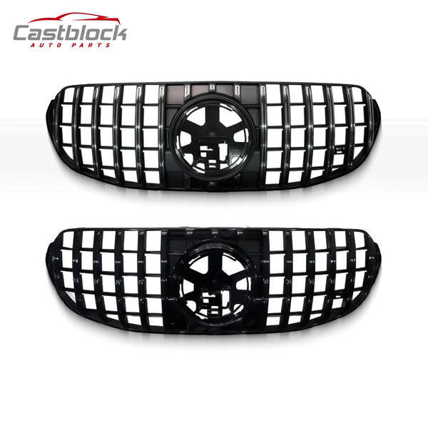 For 2024+ MercedesBenz W167 GLE 350 450 Front Grille Chrome Black