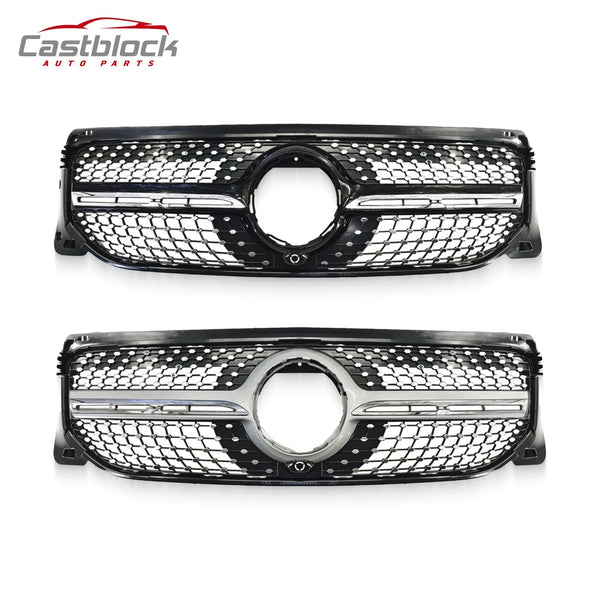 For 20202023 Benz  Front Grille  X247 GLBCLASS Chrome Black