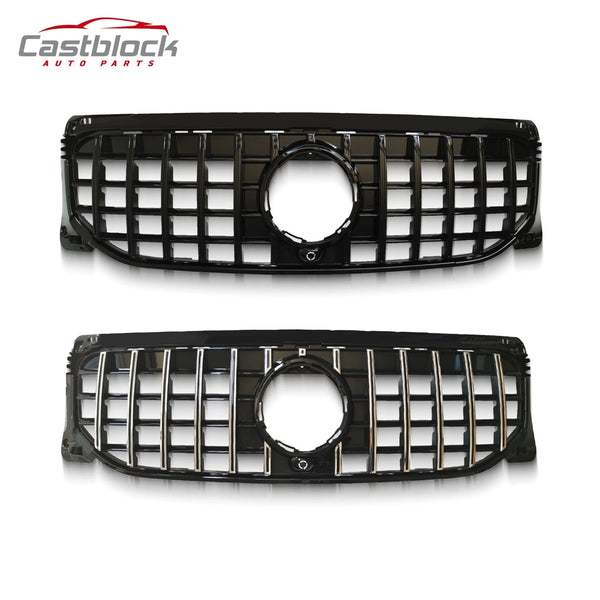 For 20202023 Benz GT Style Front Grille  X247 GLBCLASS Chrome Black