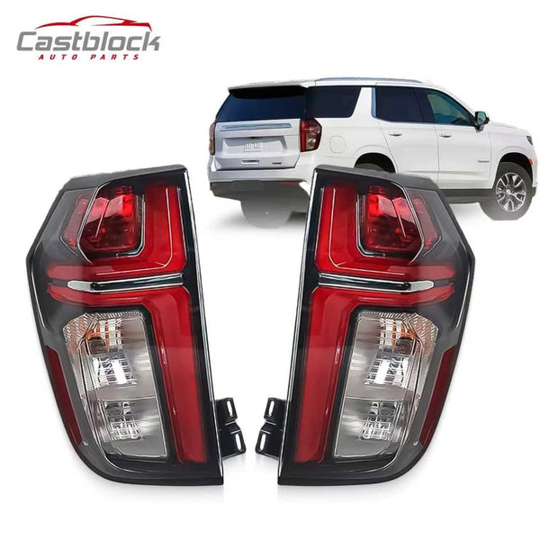 For Chevrolet Tahoe Suburban 2021-2023 Passenger+Driver Side Tail Light Lamp LED