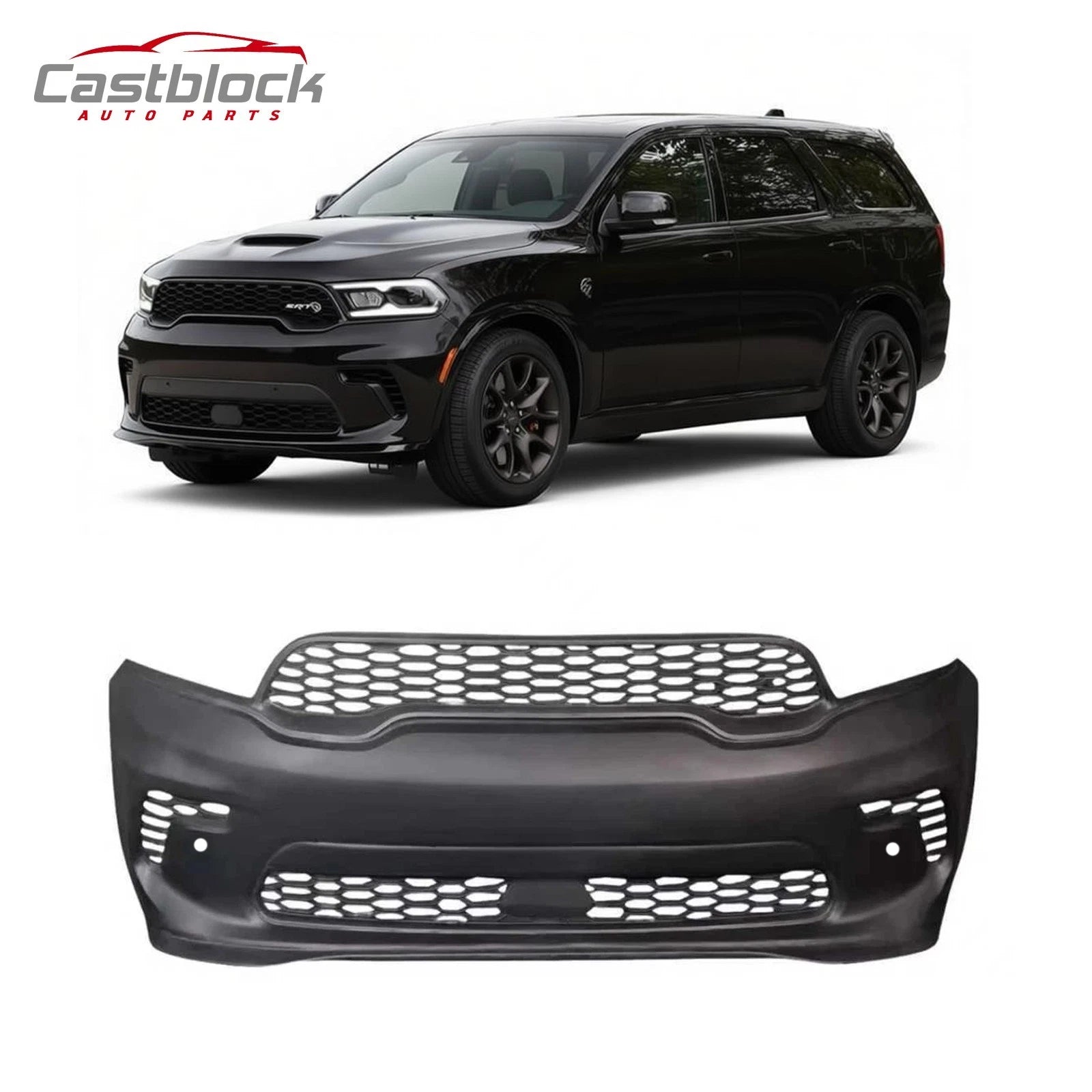 Upgrade To 2021-2025 Dodge Durango SRT Front Bumper Kit Assembly（2021 ...