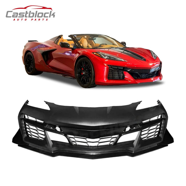 For 2020+ Corvette C8 Stingray Z06 Style Front + Rear Bumper Full Body KIt NEW