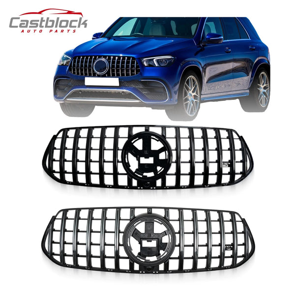For 20202023 MercedesBenz W167 GLE 350 Chrome GT Style Grille Front Grille
