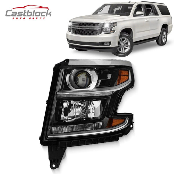 Headlight Assembly For 2015-2020 Chevy Tahoe Left Driver Side HID Headlamp