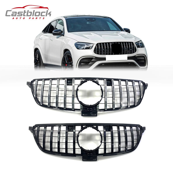 For 20162019 MercedesBenz W166 GLE63 AMG Front Grille Chorme & Black